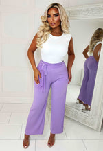 Lilac Pleated Trouser