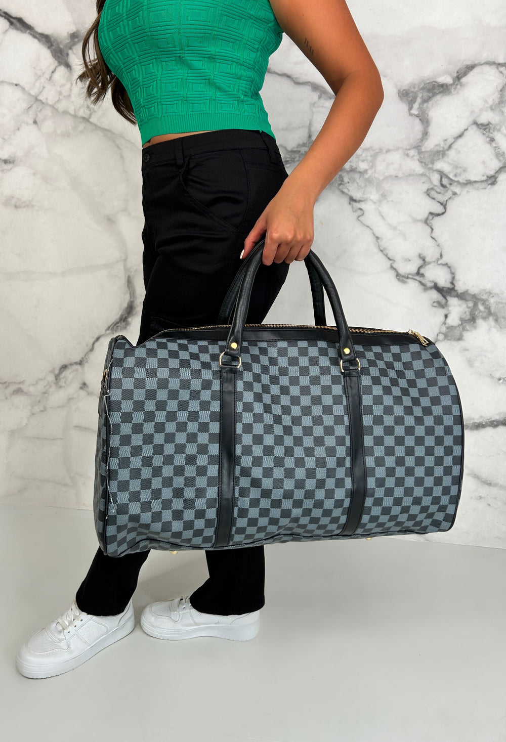 Louis Vuitton Keepall 55 Damier Cobalt Duffle Luggage