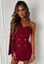 Bossin Forever Burgundy Blazer Mini Dress