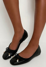 Close To You Black Pearl Detail Pumps