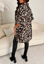 Feel The Best Multi Leopard Print Oversized Shirt