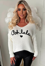 Francie Cream Ooh La La Knitted Jumper