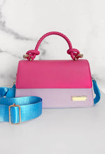 Fun With You Pink Colour Block Detail Bag