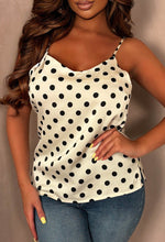 Good Manners Monochrome Polka Dot Cami Top