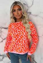 Jade Pink Leopard Tie Knot Multiway Jumper