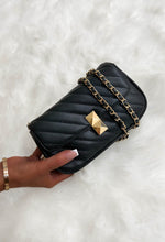 No Chill Black Stud Detail Flap Bag