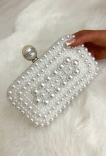 One Of One Ivory Embellished Clutch Bag