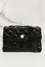 Quilted Baddie Black Quilted Detail Bag