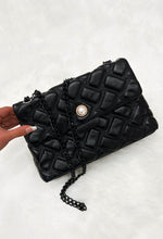 Quilted Baddie Black Quilted Detail Bag