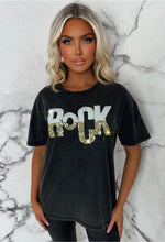 Rylee Grey Glitter Rock T-Shirt