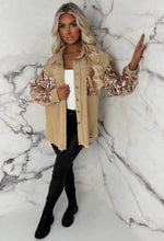 Urban Bling Gold Contrast Sequin Jacket