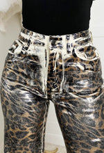 Wild Star Leopard Stretch Metallic Leopard Jeans