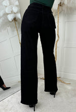 Zoe Black Stretch Straight Leg Jeans