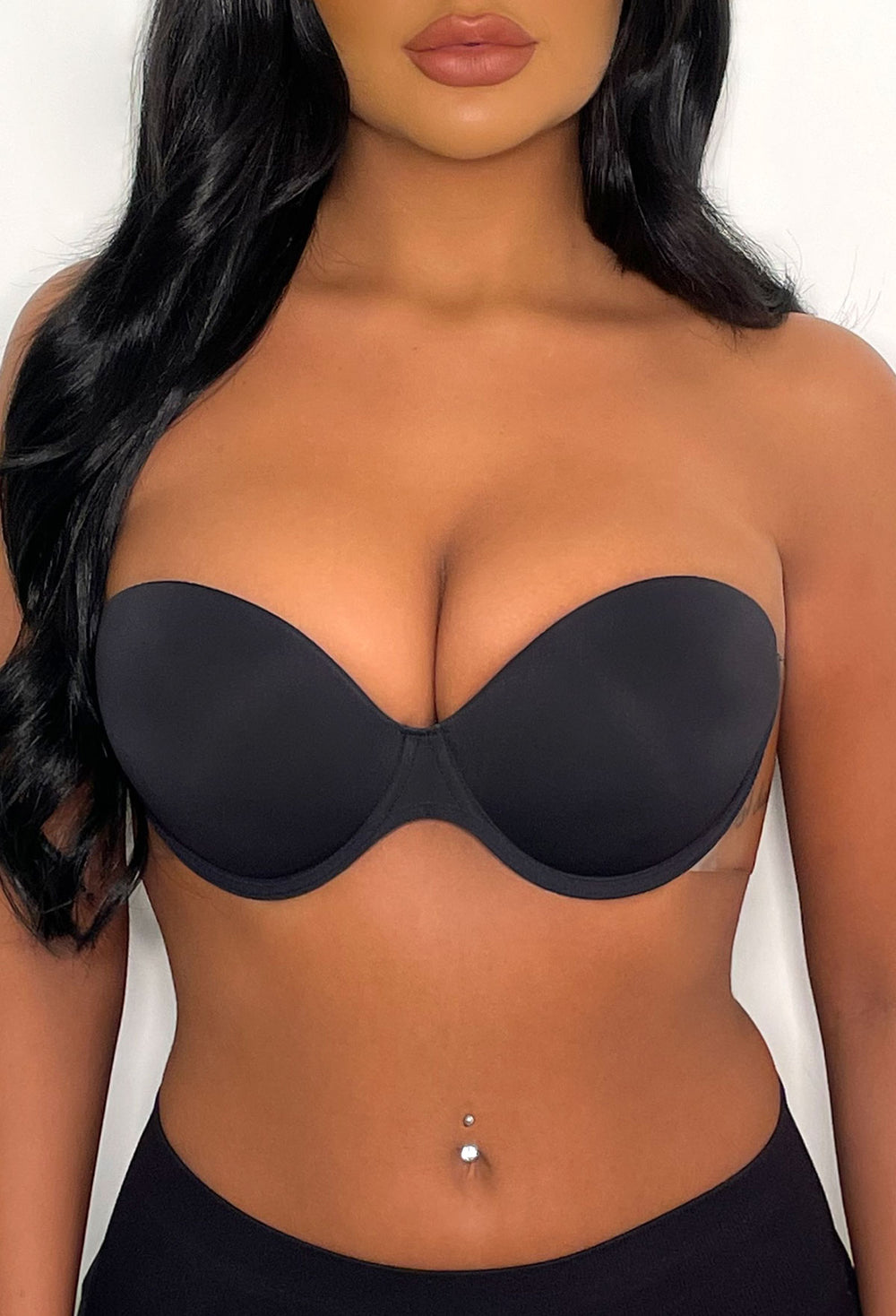 Buy Black Triple Boost Push-Up Strapless Bra from the Next UK