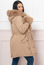 Faux fur coat